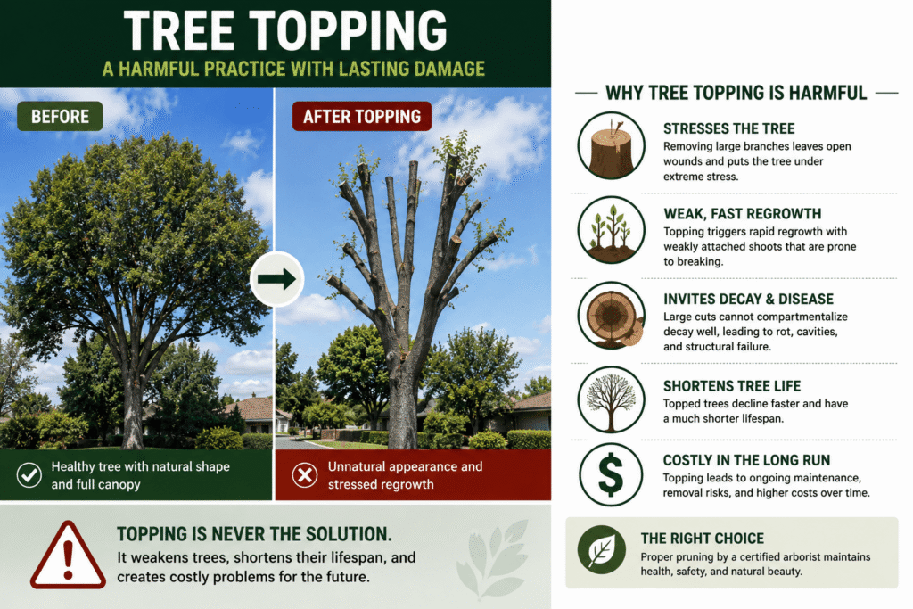Tree Topping Damages